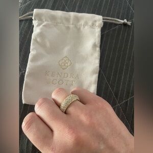 Kendra Scott Band ring and bag